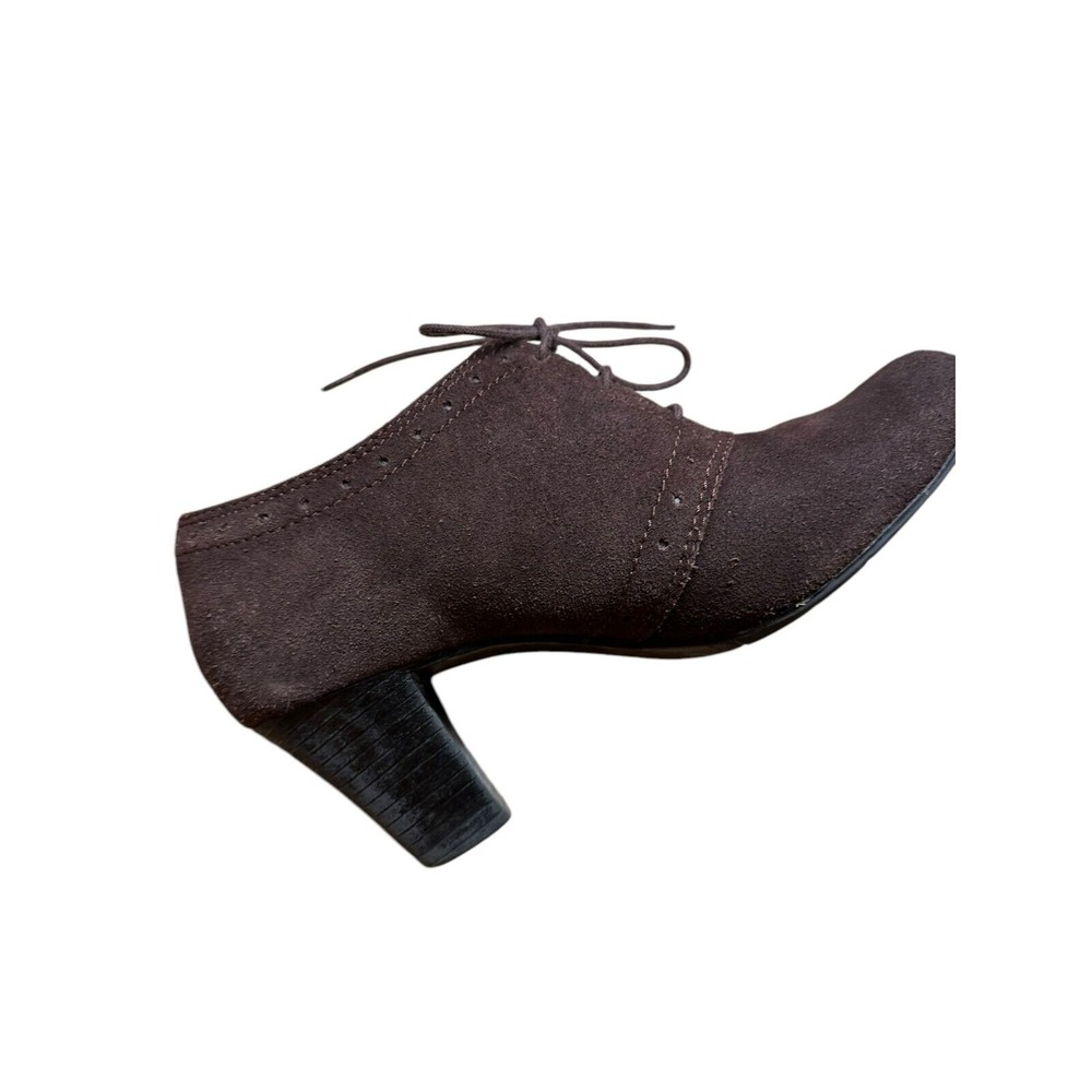 Clarks Bendables Women's Ankle Boots Brown Lace Up‎ Suede Size 10 M - Picture 4 of 12